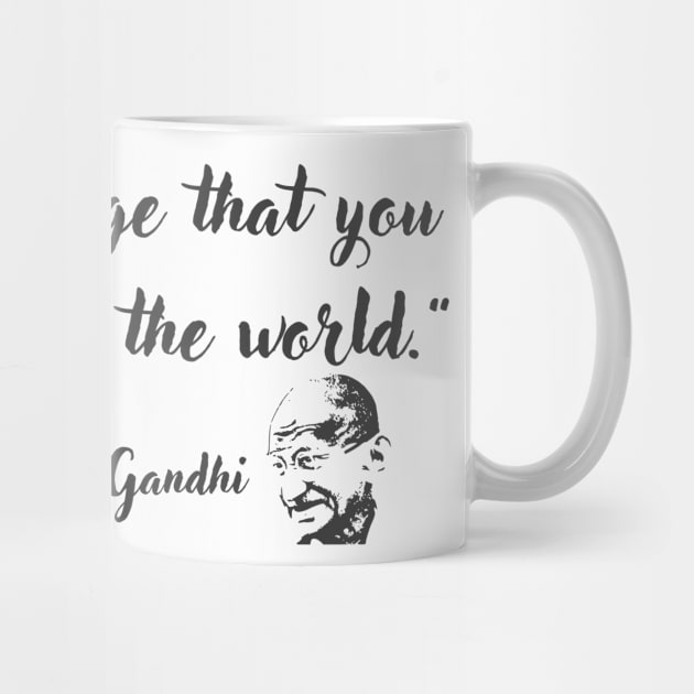 Mahatma Gandhi by Myartstor 